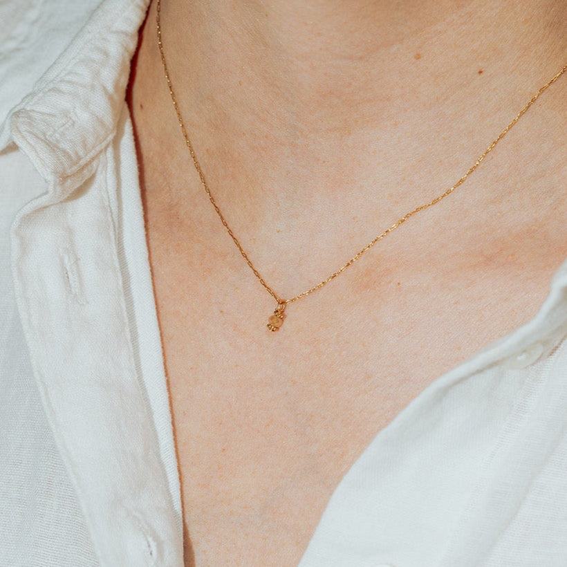 THE FILIGREE - BEIGE GLASPERLE/GOLD