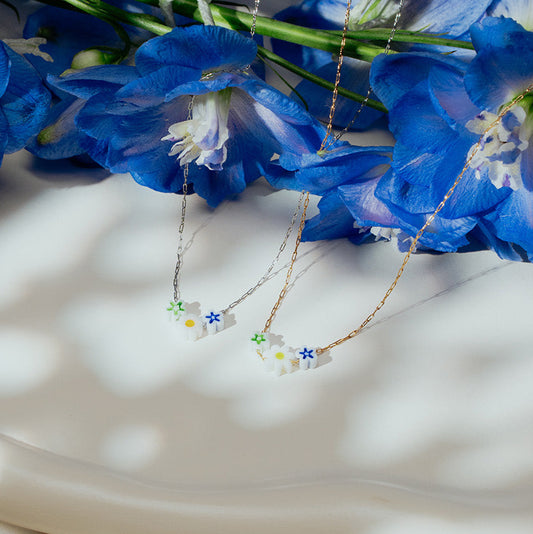 THE FILIGREE - GLASBLUMEN/SILBER